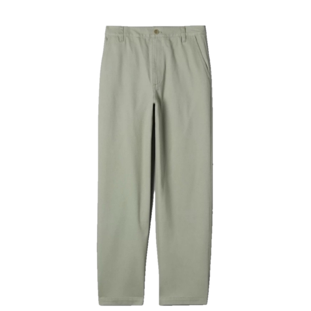 Aritzia Sunday Best Jaden Straight Leg Pant Seagrass Green 100% Cotton 0